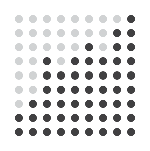 不规则图形-正方形黑白点线图案